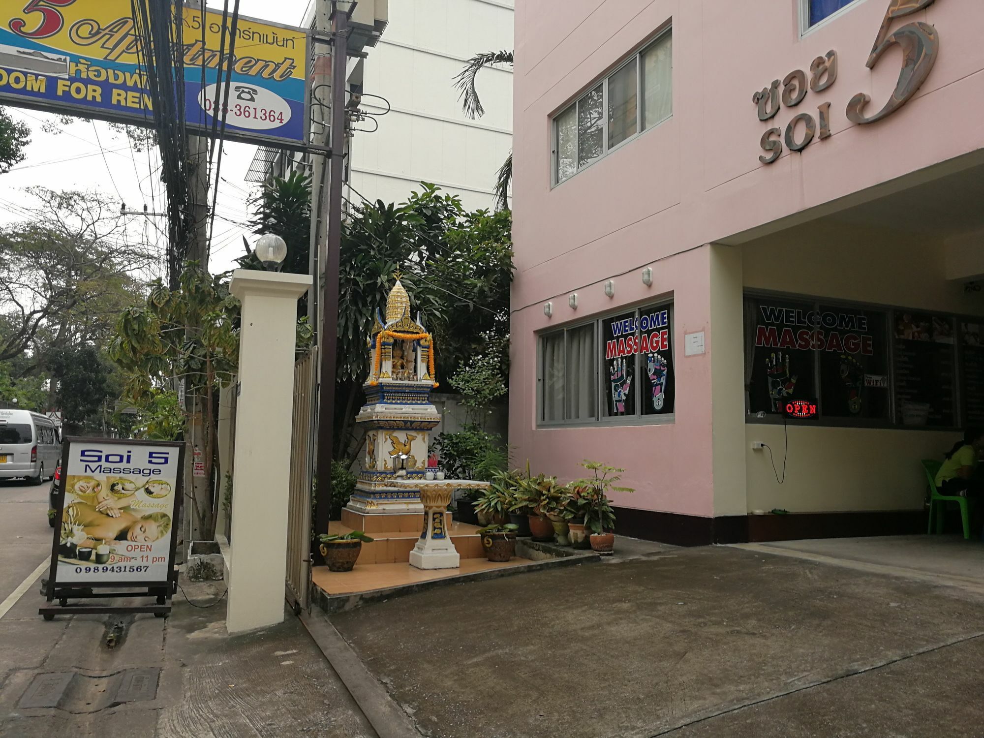 Soi 5 Apartment Pattaya Kültér fotó